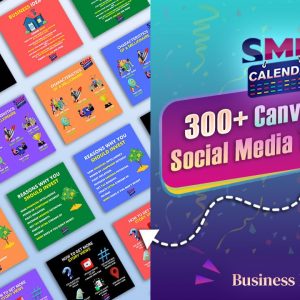 300+ Canva Ready Social Media Templates (Business Niche)
